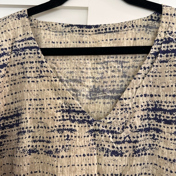 Patterned Beach Coverup/Tunic Dress - Picture 2 of 4